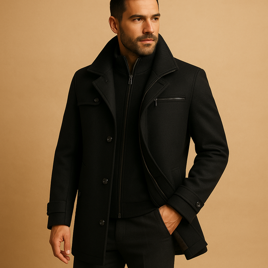 Nolan Men's Waterproof Winter Jacket - Adjustable Cuffs Cold Weather Edition